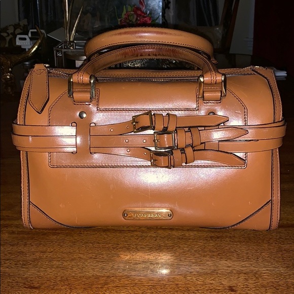 Burberry Handbags - Authentic Burberry Bridle Alchester Bowling Bag